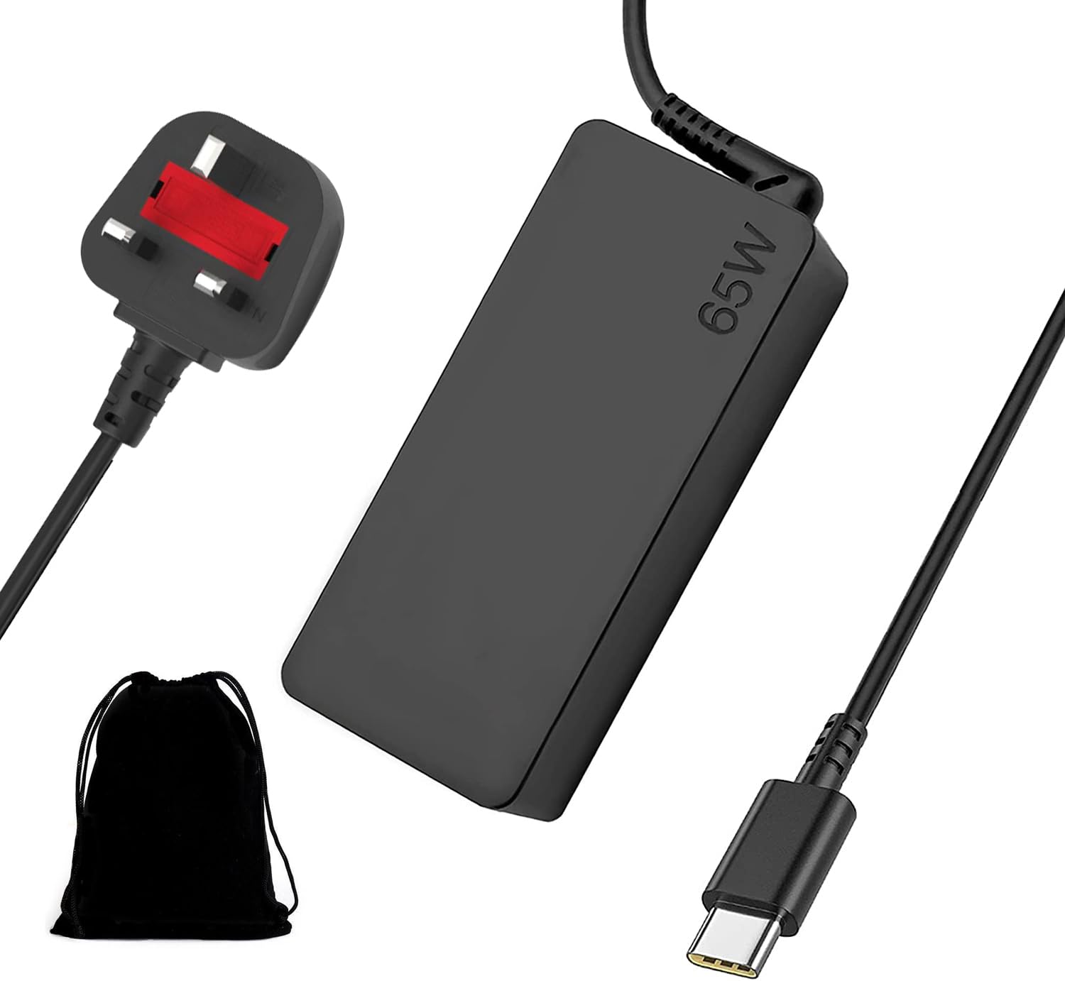 65W USB C Laptop Charger for Lenovo ThinkPad & Yoga | 10ft