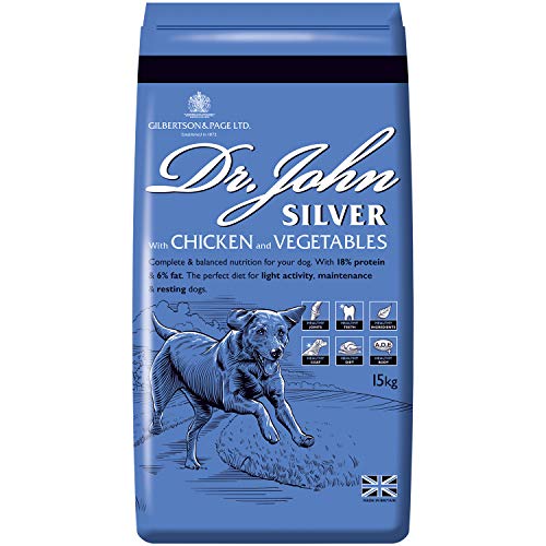 Dr John Silver Chicken & Vegetable Dry Dog Food - 15kg Adult & Senior