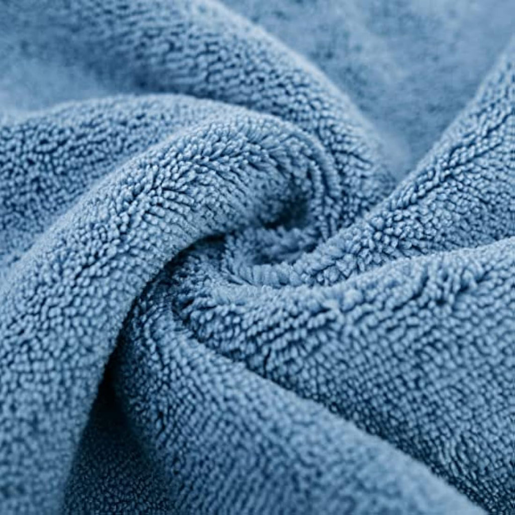 Polyte Quick Dry Microfibre Bath Towel - 4 Pack, 76 x 145 cm (Blue)