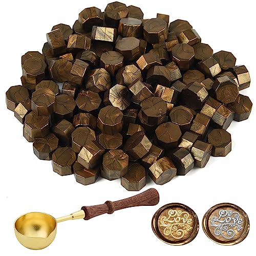 Jolof Store Sealing Wax Beads Kit – 300 Pcs Octagon Wax Seal Set