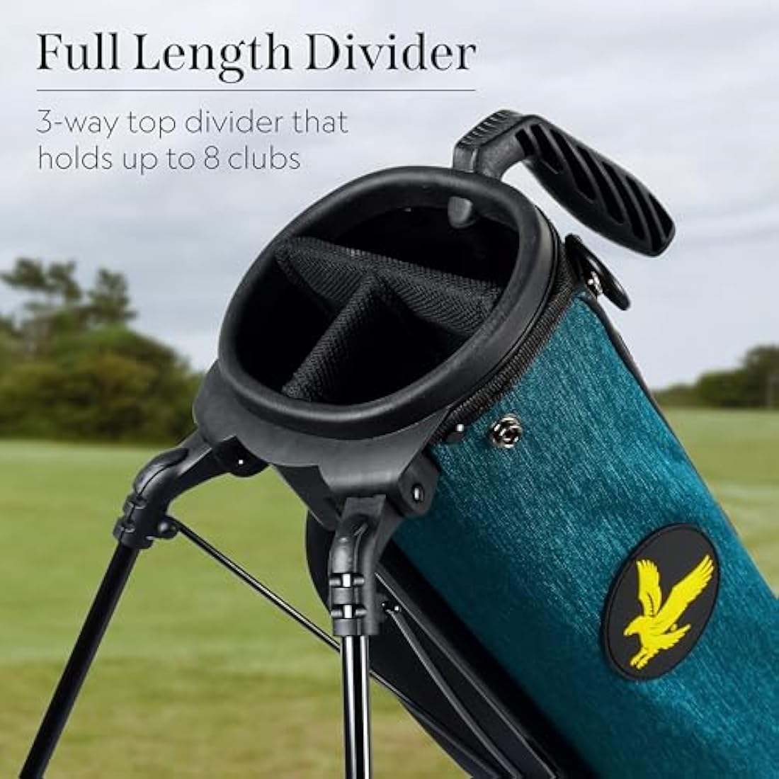 Lyle and Scott Gleneagle Golf Stand Bag – Lightweight 3-Way Divider