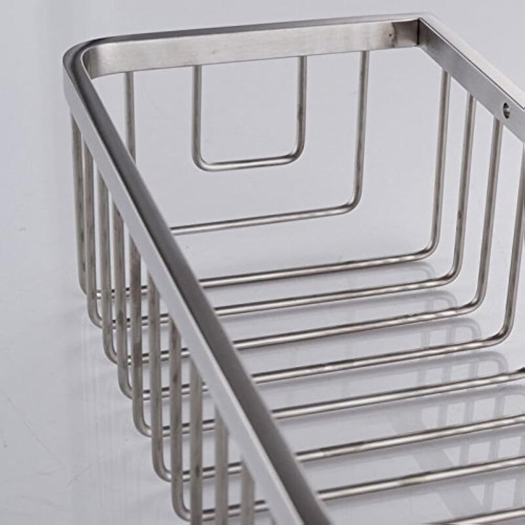Stainless Steel Corner Shower Caddy – Rustproof Wall Mount
