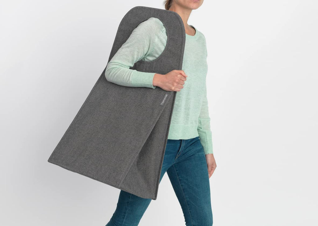 Brabantia Rectangular Laundry Bag – 55L Foldable Hamper in Pepper