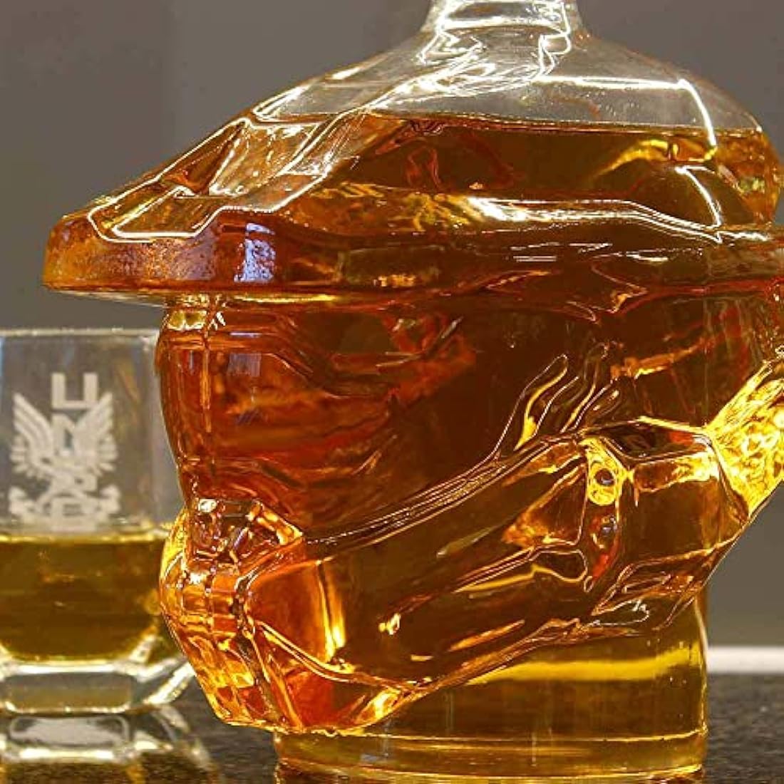 Halo Master Chief Glass Decanter & 4 Tumbler Set | Official Xbox Barware