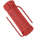NorthPada 10mm x 30m Static Nylon Climbing Rope | Reflective Red