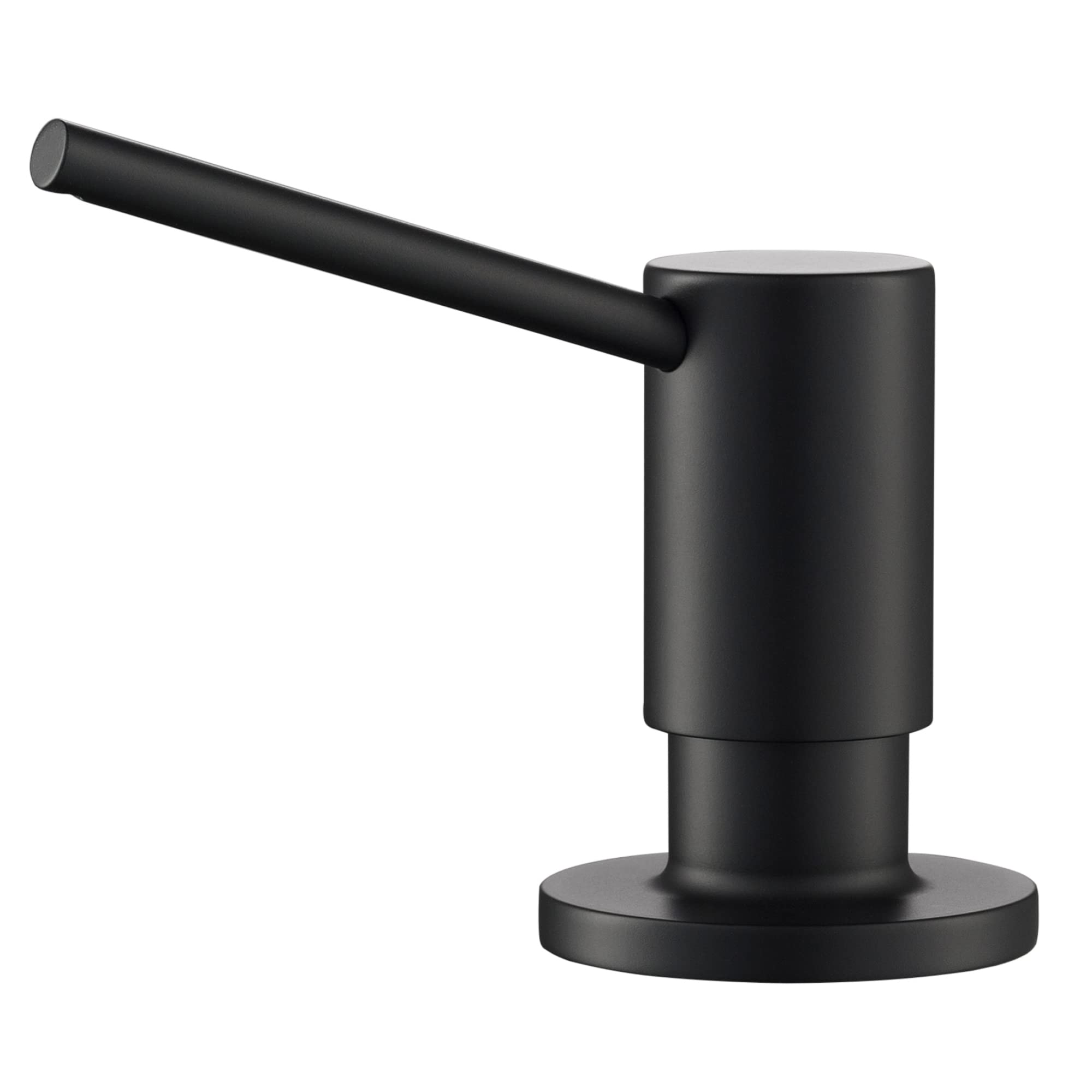 Kraus Kitchen Soap Dispenser | 17 oz. Brass Pump in Matte Black