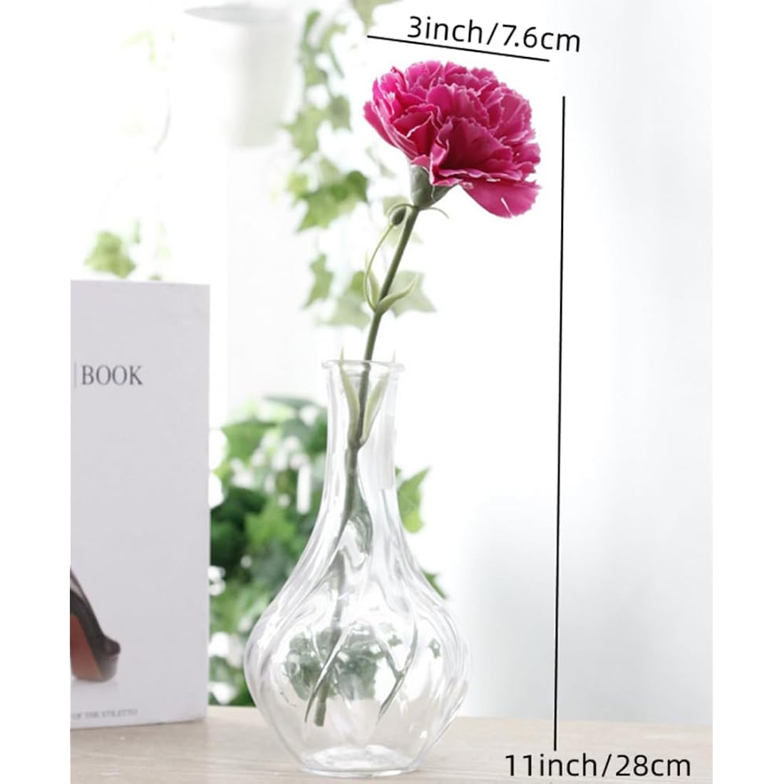 Jolof Store 10-Stem Artificial Silk Carnations | UV-Resistant Fake Flowers