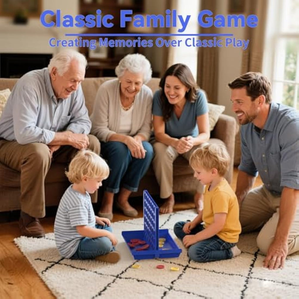 Pup Go Big Size 4 in a Row Board Game – Foldable Strategy Game for Kids