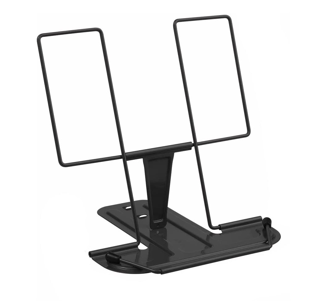 Book Stands for Reading,Metal Book Stand Book Holder Multifunctional Reading Rack,Adjustable Metal Document Holder for Office School Library Home - image 1