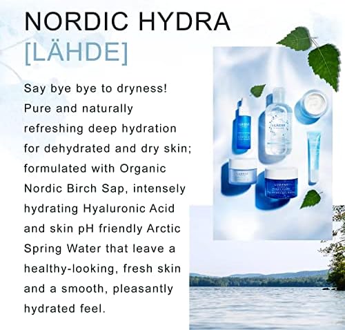 LUMENE Nordic Hydra Overnight Cream – Vegan Night Face Moisturizer 50ml