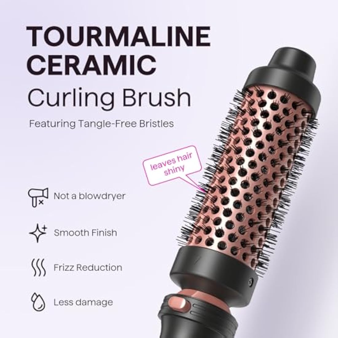 Wavytalk 5-in-1 Curling Wand Set | Ceramic Hair Curler with Thermal Brush