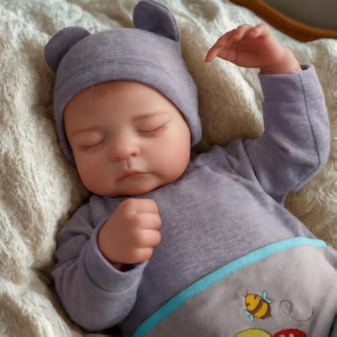 JIZHI 20" Realistic Reborn Baby Doll – Lifelike Vinyl Newborn Boy Doll