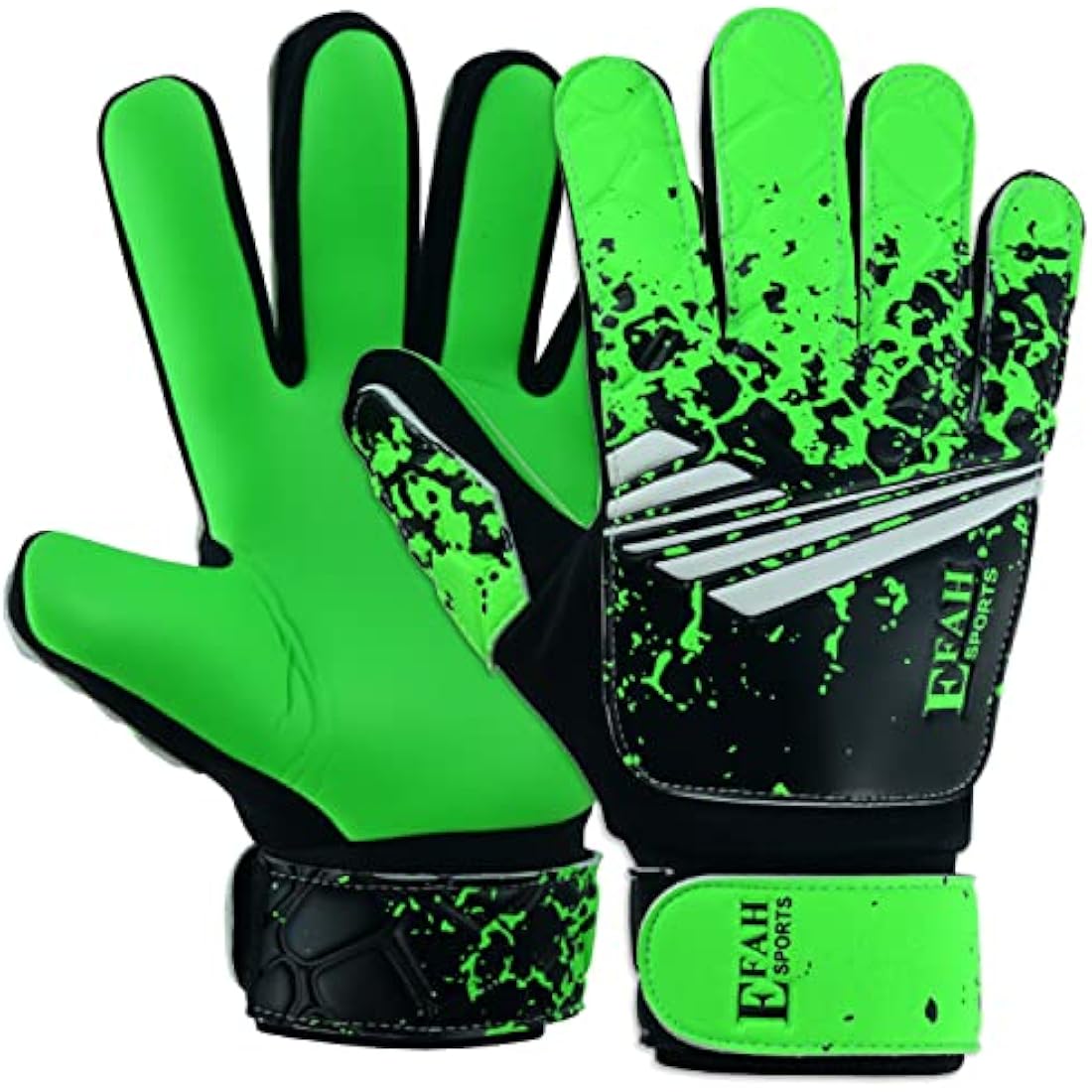EFAH SPORTS Kids Soccer Goalkeeper Gloves | Super Grip Youth Goalie