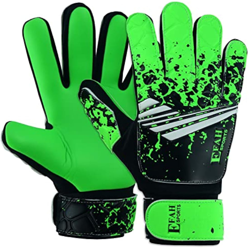 EFAH SPORTS Kids Soccer Goalkeeper Gloves – Youth Goalie Super Grip