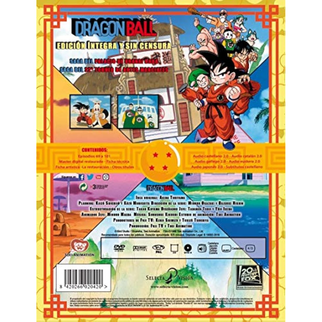 Dragon Ball Sagas Completas Box 2 (Ep. 69 a 108) – Colección Anime DVD