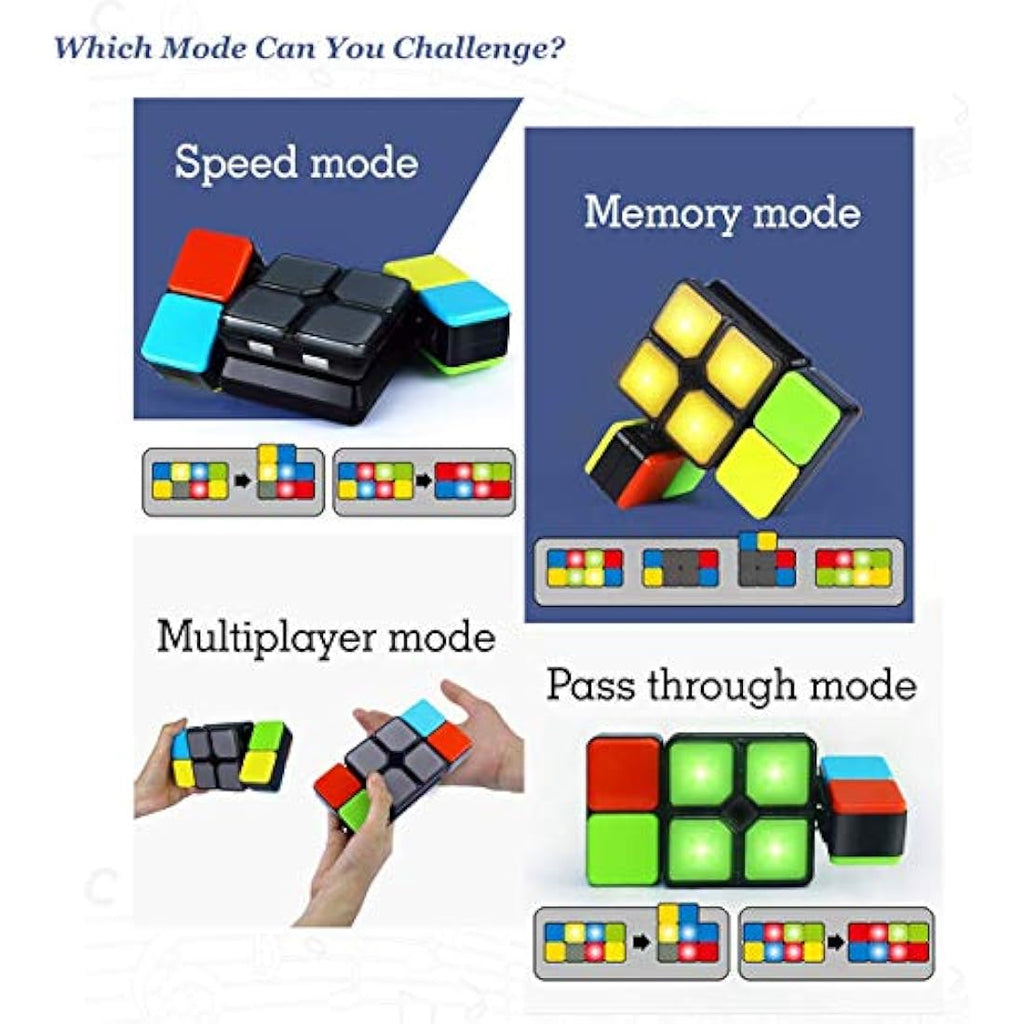 Electronic Music Puzzle Game – 4 Mode Memory Brain Teaser