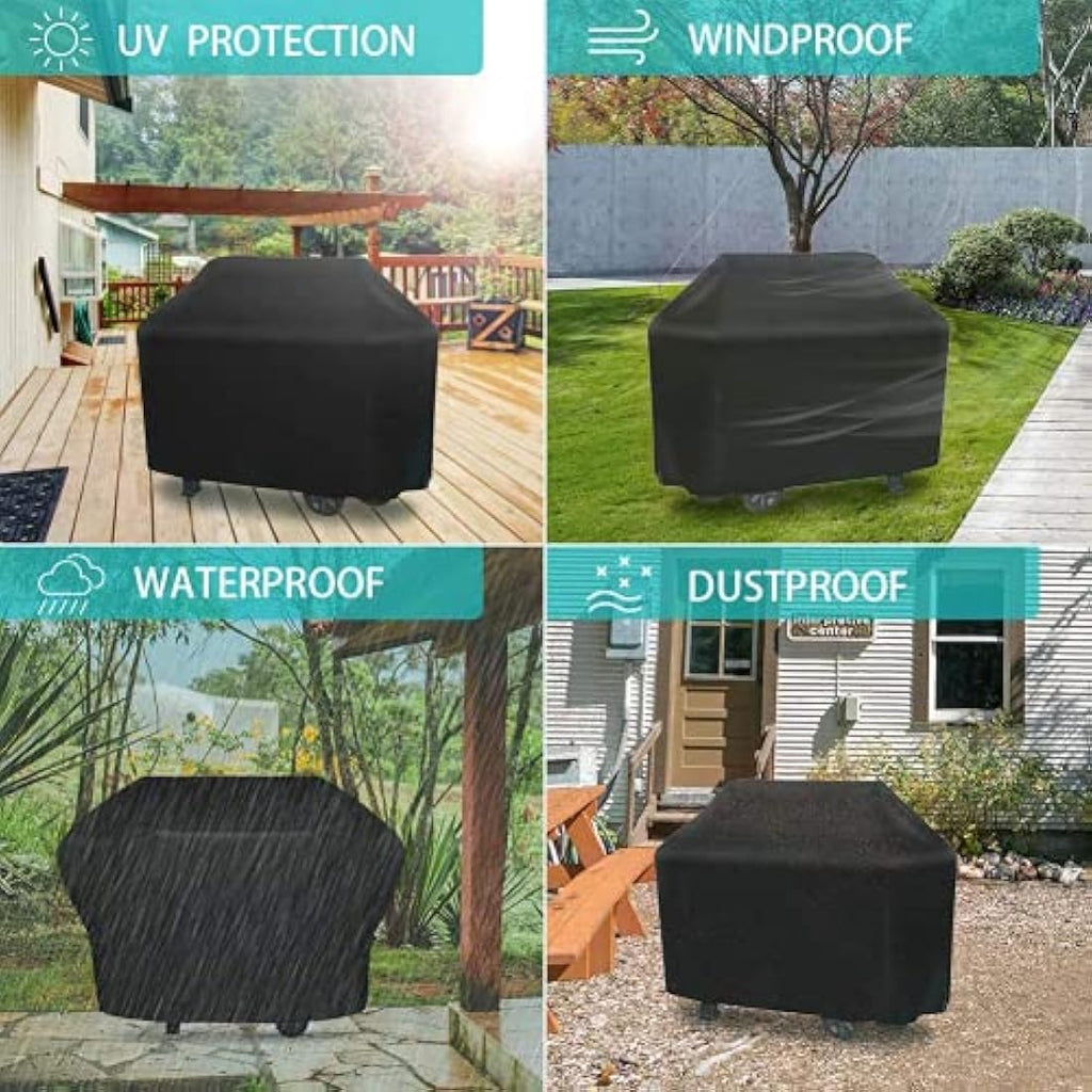 Chusstang Heavy Duty Gas BBQ Grill Cover - Waterproof & UV Resistant