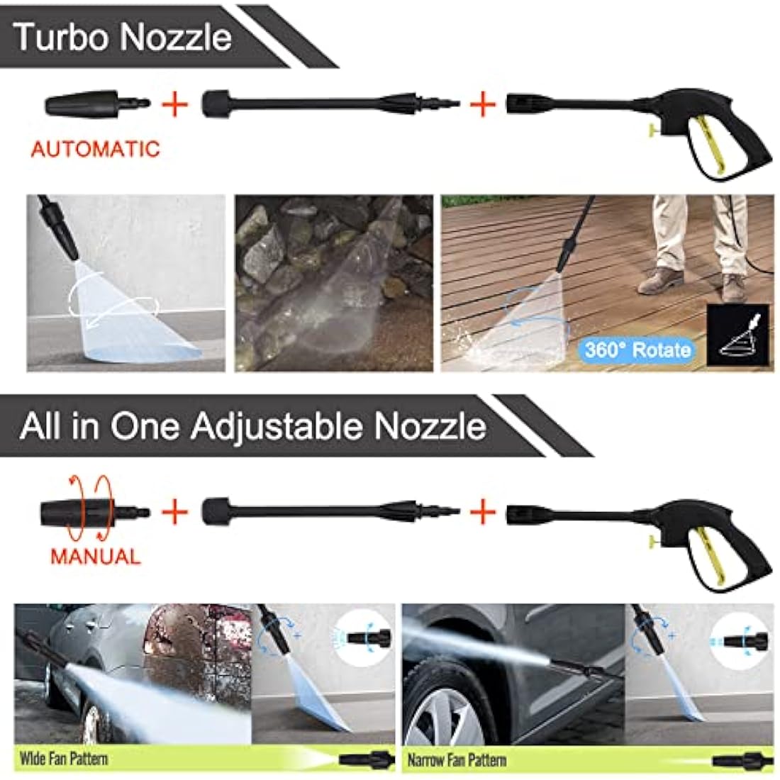 Stream 135Bar Electric Pressure Washer | 1650W Portable Power Jet Washer
