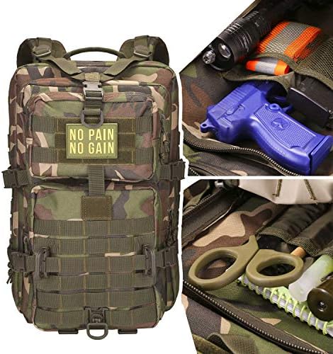 Hannibal Tactical Military Backpack | Durable Molle System Hiking Rucksack