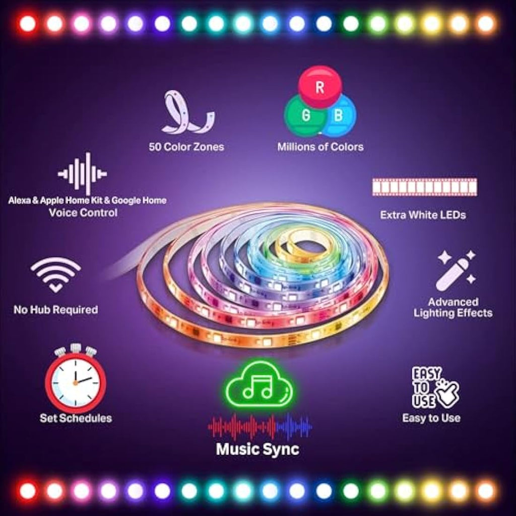 Tapo L930-10 Smart RGBW LED Strip Light – 10m Wi-Fi App Control