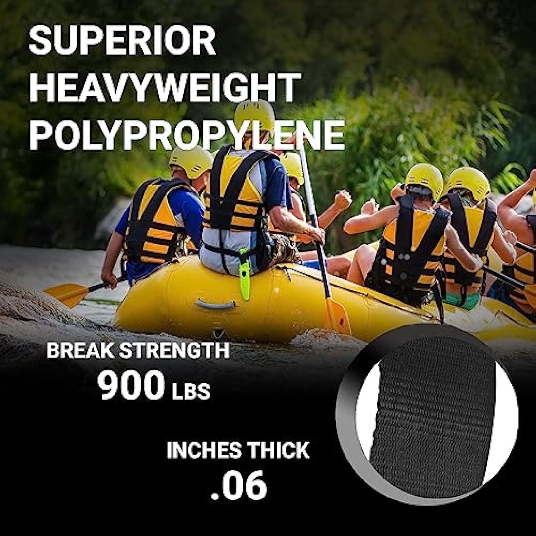 Strapworks Heavyweight Polypropylene Webbing | Heavy Duty Outdoor Strap