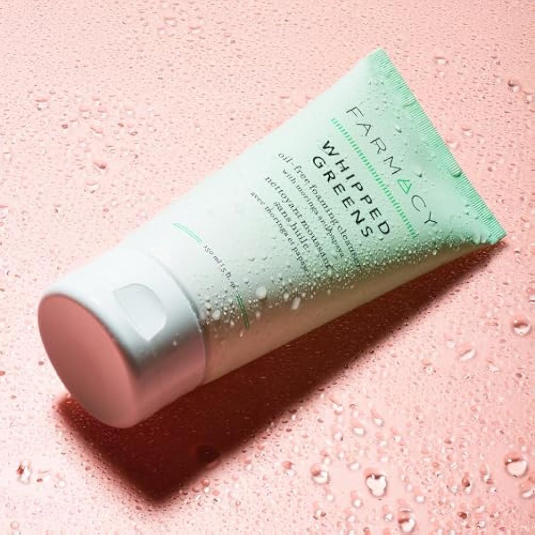 Farmacy Whipped Greens Oil-Free Foaming Face Cleanser with Moringa