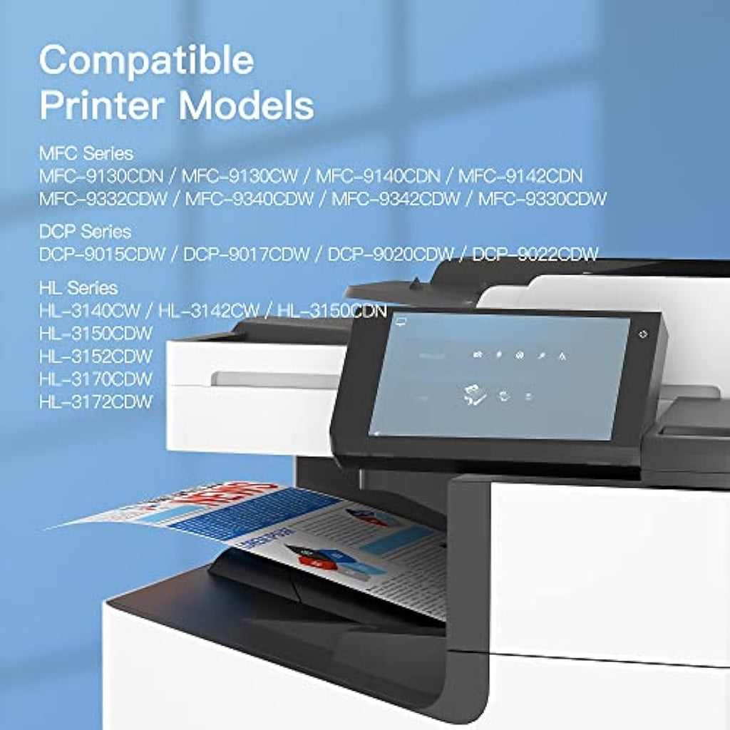GPC Image Compatible Toner Cartridges for Brother TN241 TN245 | 4-Pack CMYK