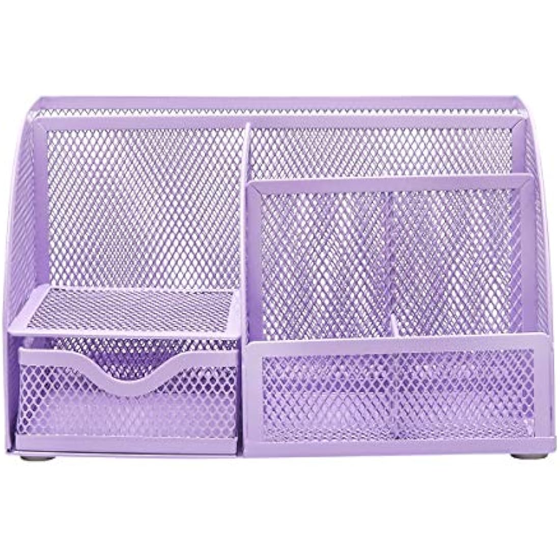 Exerz Mesh Desk Organiser | 7-Compartment Metal Office Tidy Caddy