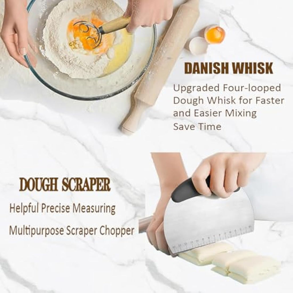 Sourdough Starter Kit – 9" & 10" Silicone Proofing Baskets