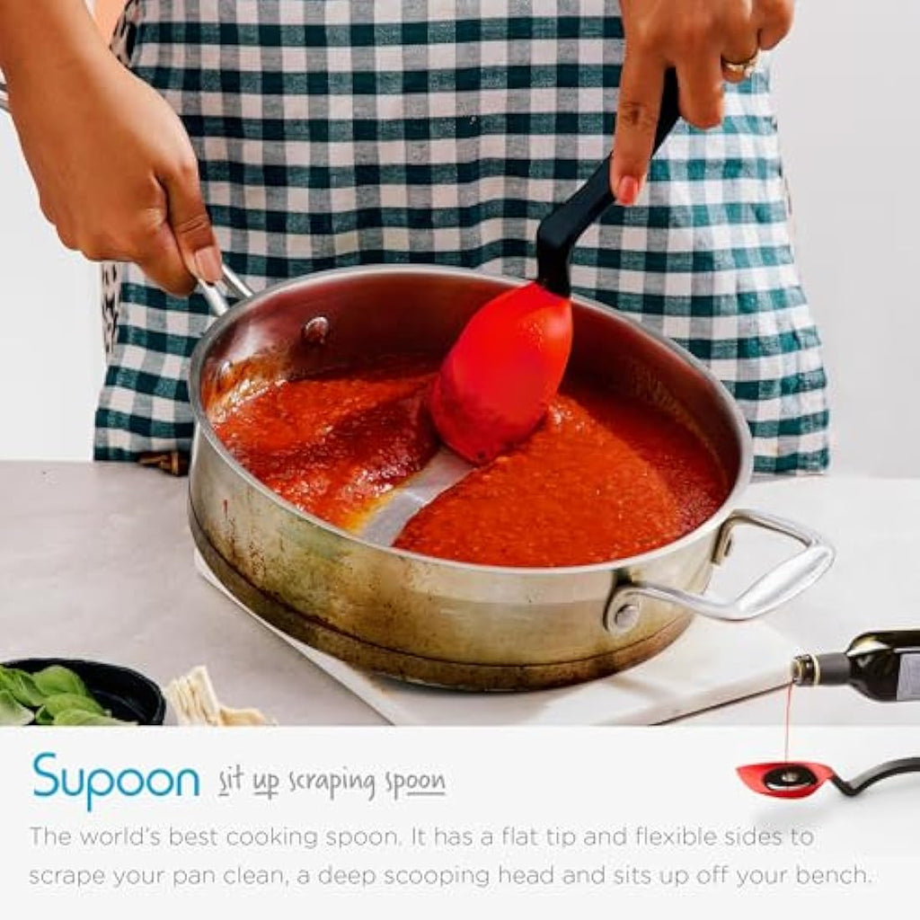 Dreamfarm 4-Piece Silicone Kitchen Utensil Set – Non-Stick Safe Tools