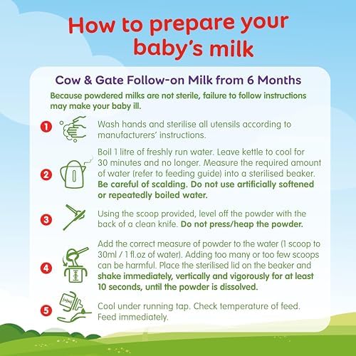 Cow & Gate 2 Follow On Baby Milk Powder Formula, 6-12 Months, 3.6kg
