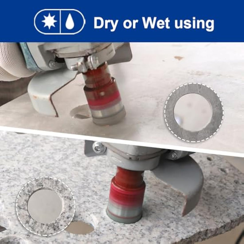 SHDIATOOL Vacuum Brazed Diamond Core Drill Bit Set | M14 for Tile & Stone
