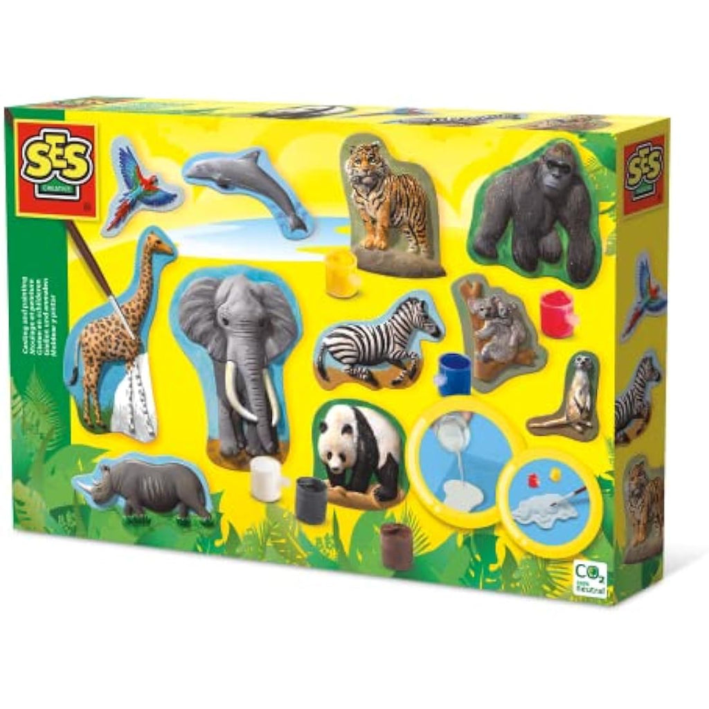SES Creative Plaster Casting & Painting Animals Art Kit for Kids