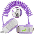 Lehoo Castle Toddler Safety Harness | Anti Lost Wrist Link - Purple