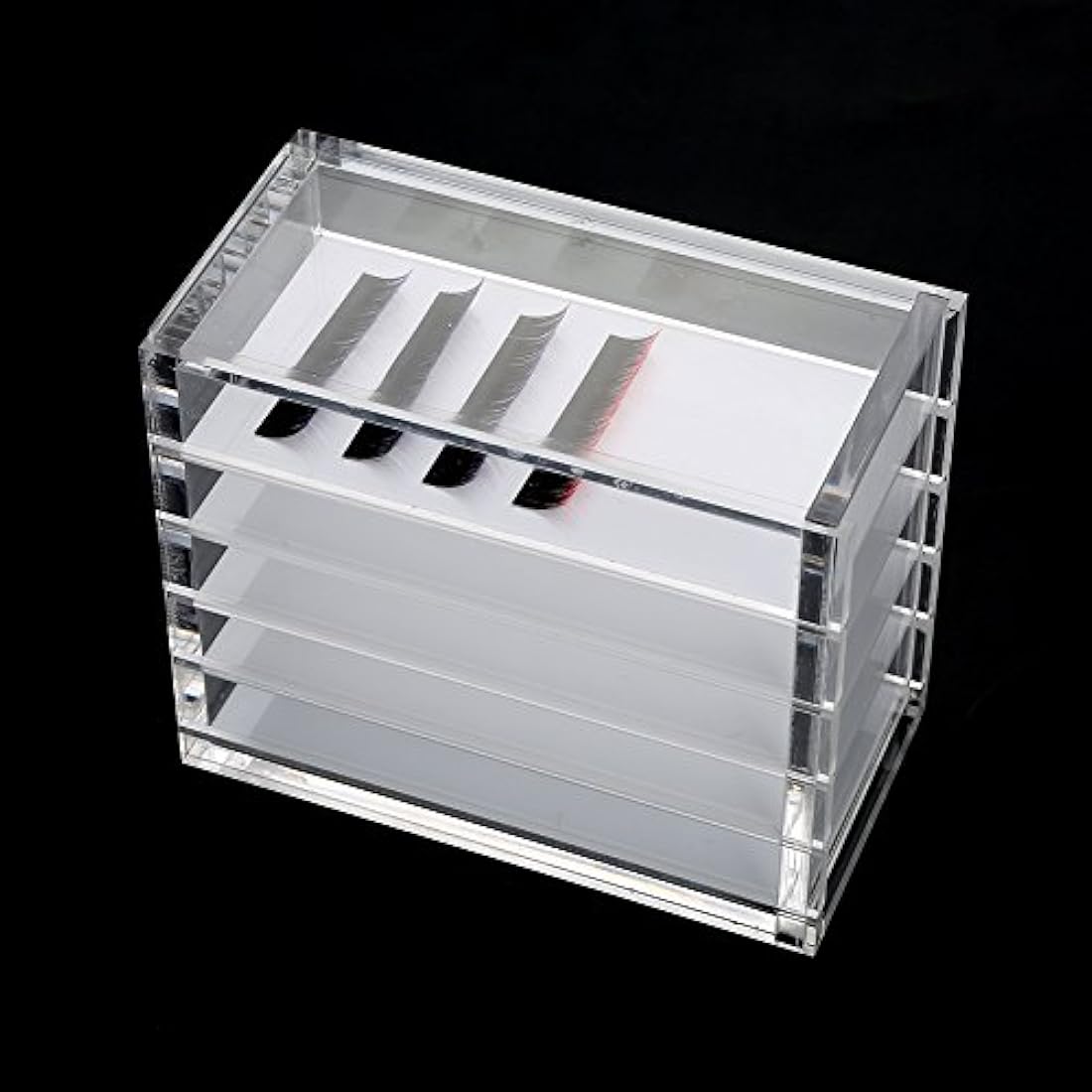 5-Layer Acrylic Eyelash Storage Box | Lash Extension Organizer