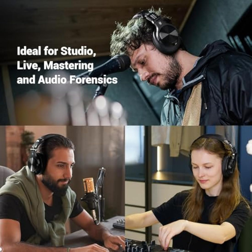 OneOdio A70 Over Ear DJ Headphones | 72H Wireless Studio Monitor