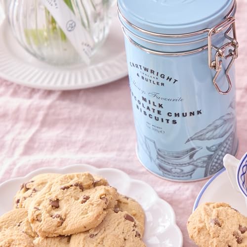 Cartwright & Butler Milk Chocolate Chunk Biscuits in Gift Tin, 200g