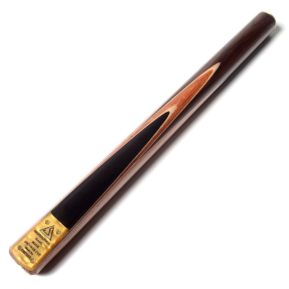 CUESOUL 57" Handcrafted 3/4 Snooker Cue - Ash Wood with Leatherette Bag