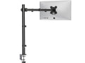 WALI Extra Tall Single Monitor Arm | Articulating Desk Mount for 32"