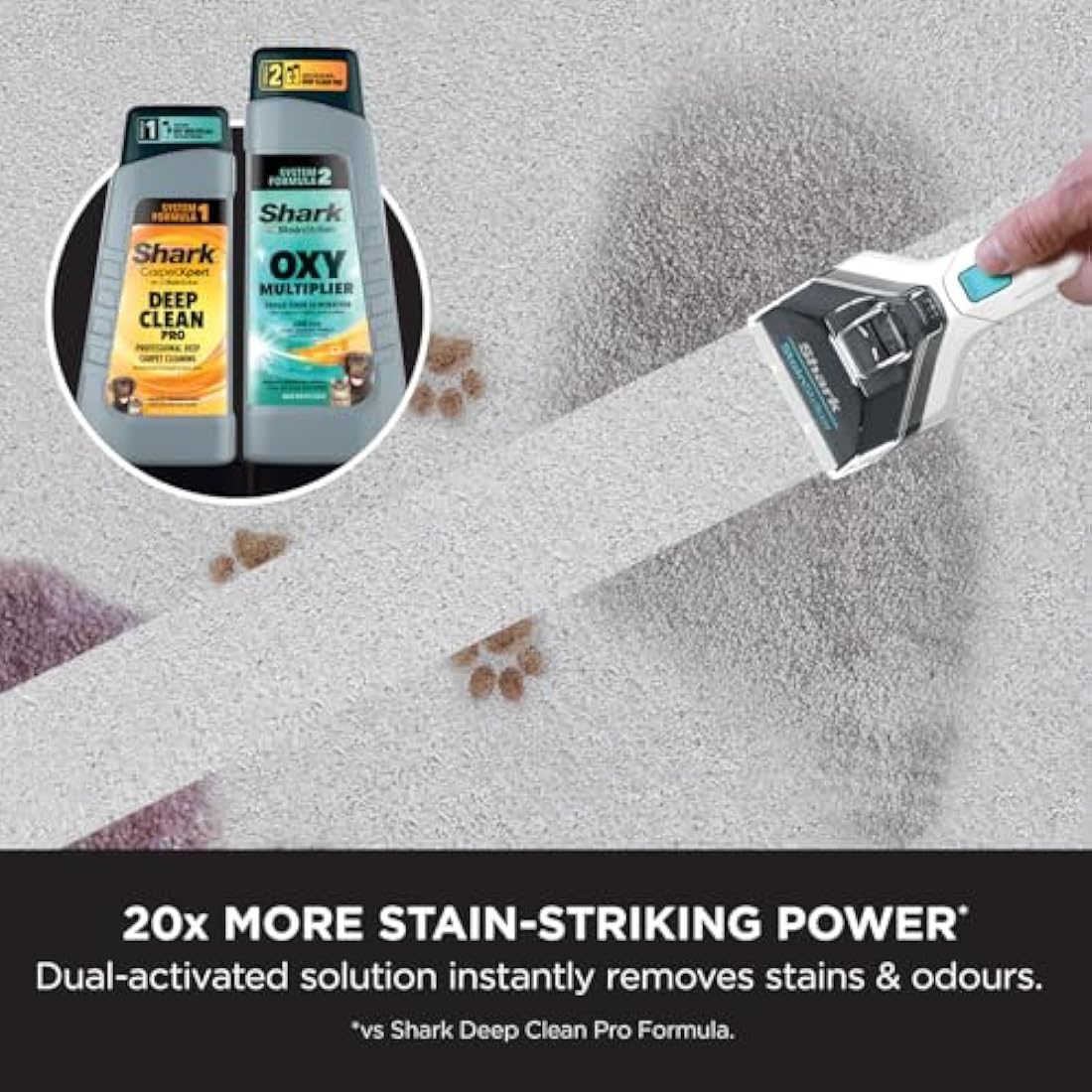 Shark StainStriker Carpet Extractor Solution Bundle - 1.42L Refill