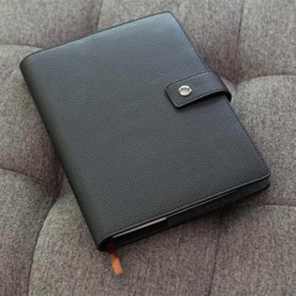 Bucksaw Refillable A5 Leather Journal Cover – Scratch-Proof Full Grain