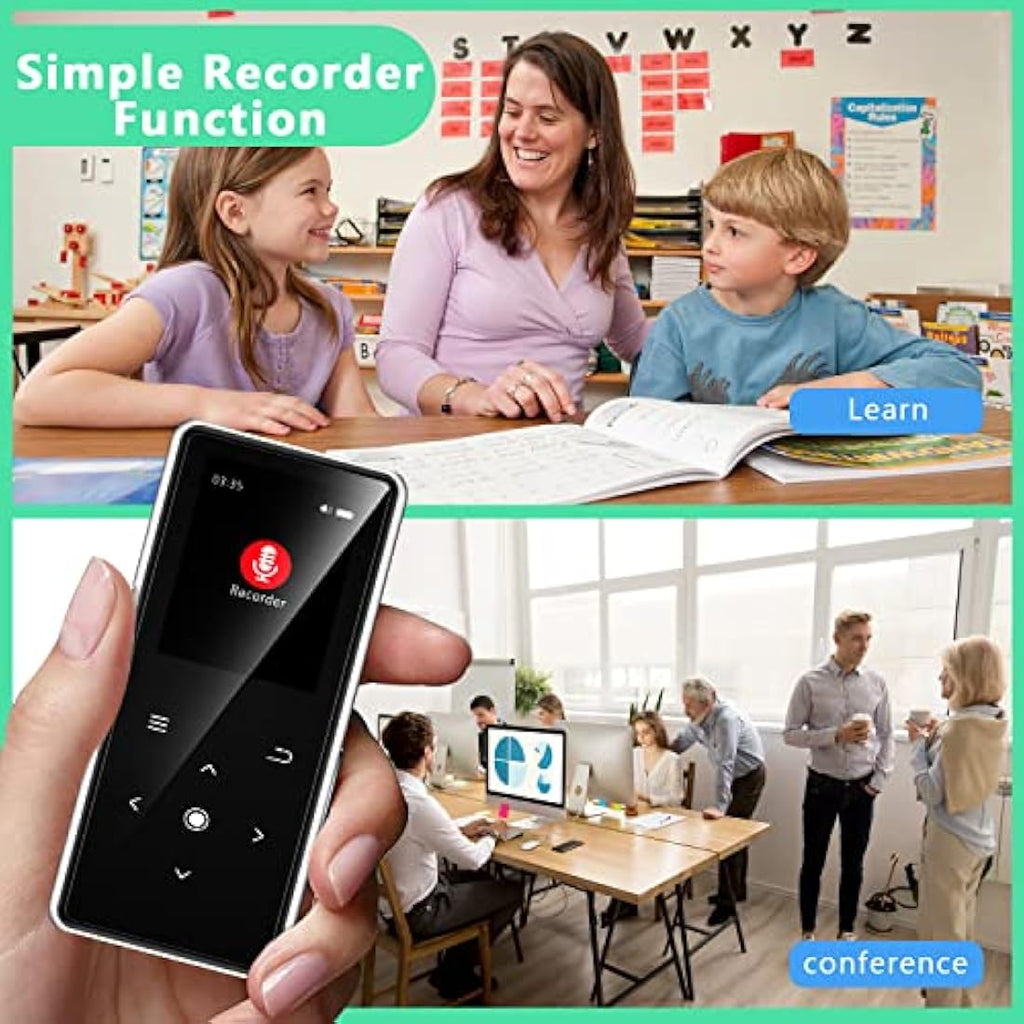 AiMoonsa 64GB MP3 Player with Bluetooth 5.2 | HiFi Lossless Music Player