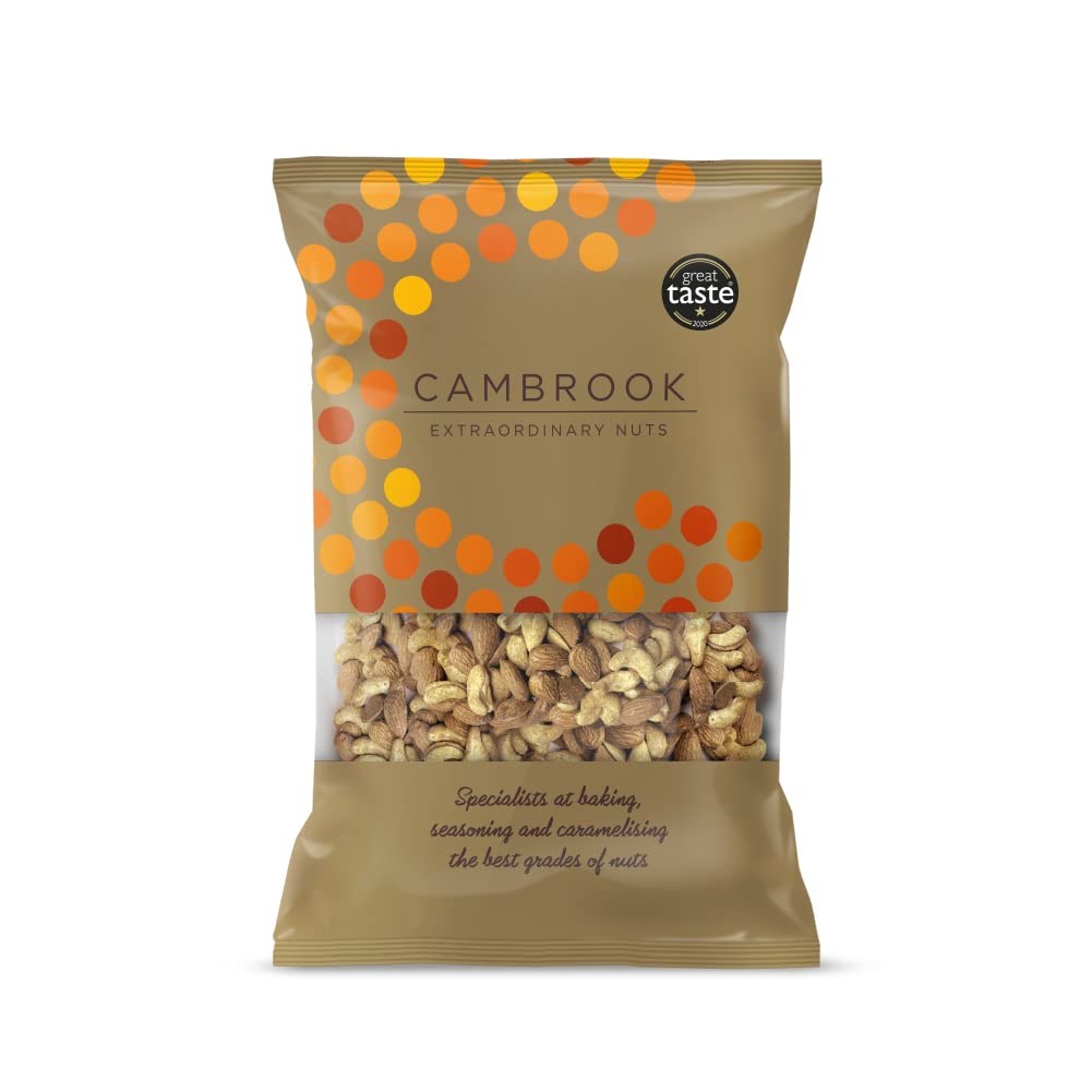 Cambrook Hickory Smoke Seasoned Almonds & Cashews - 1kg Bulk Bag