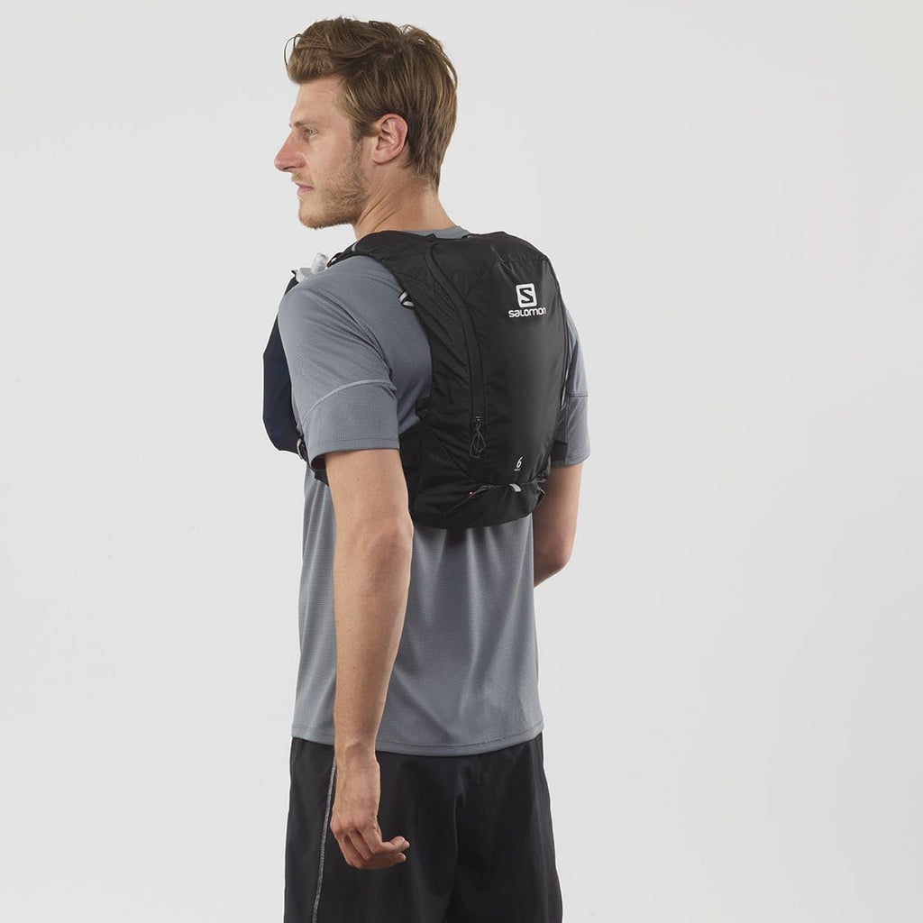 Salomon Agile 6 Hydration Vest – Unisex Trail Running & Hiking Pack, Black