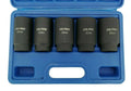 US Pro 5pc Hub Nut Impact Socket Set | 12 Point Thin Wall 30-36mm