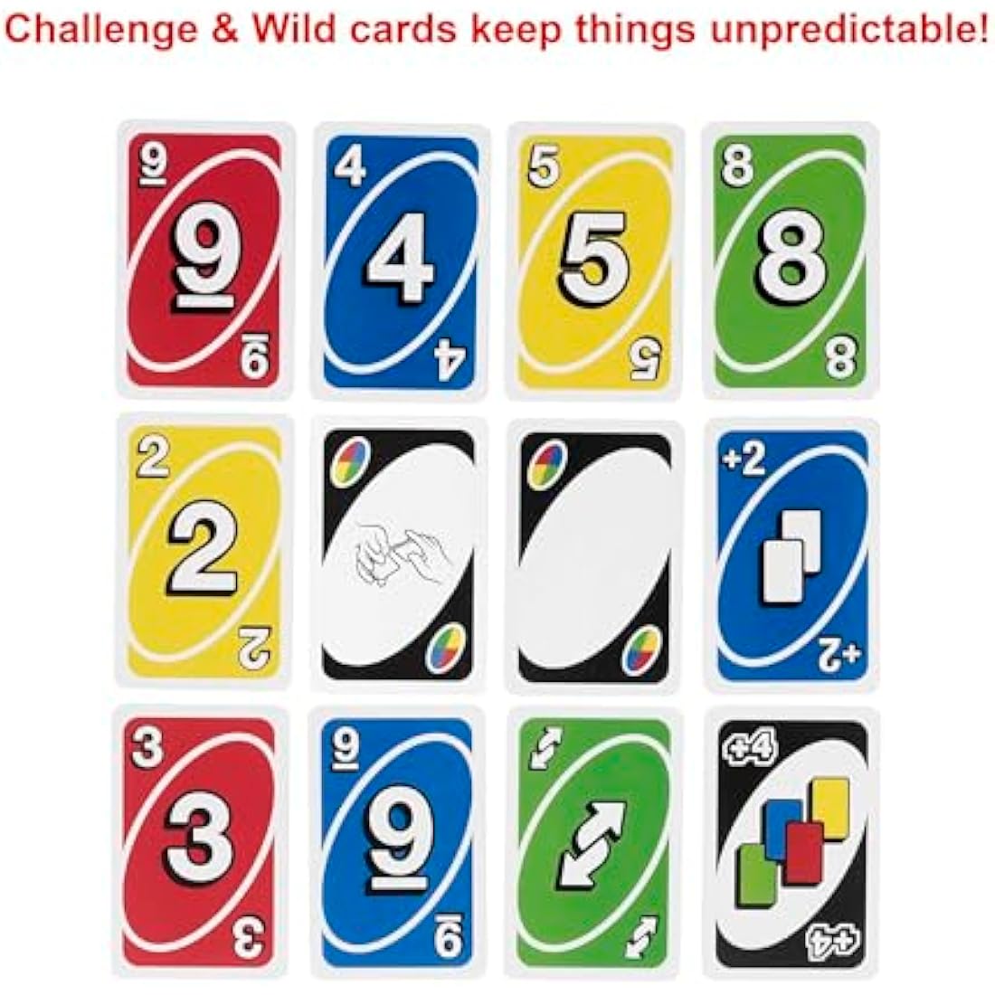 Mattel Games UNO Deluxe Card Game - Classic Family Game in Storage Tin
