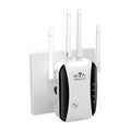 Luminstem WiFi Extender Booster | 5000 Sq.ft Range | 4 Antennas, White
