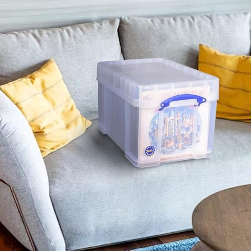 Really Useful Box 35L Vinyl LP Storage Box with XL Lid - 3 Pack