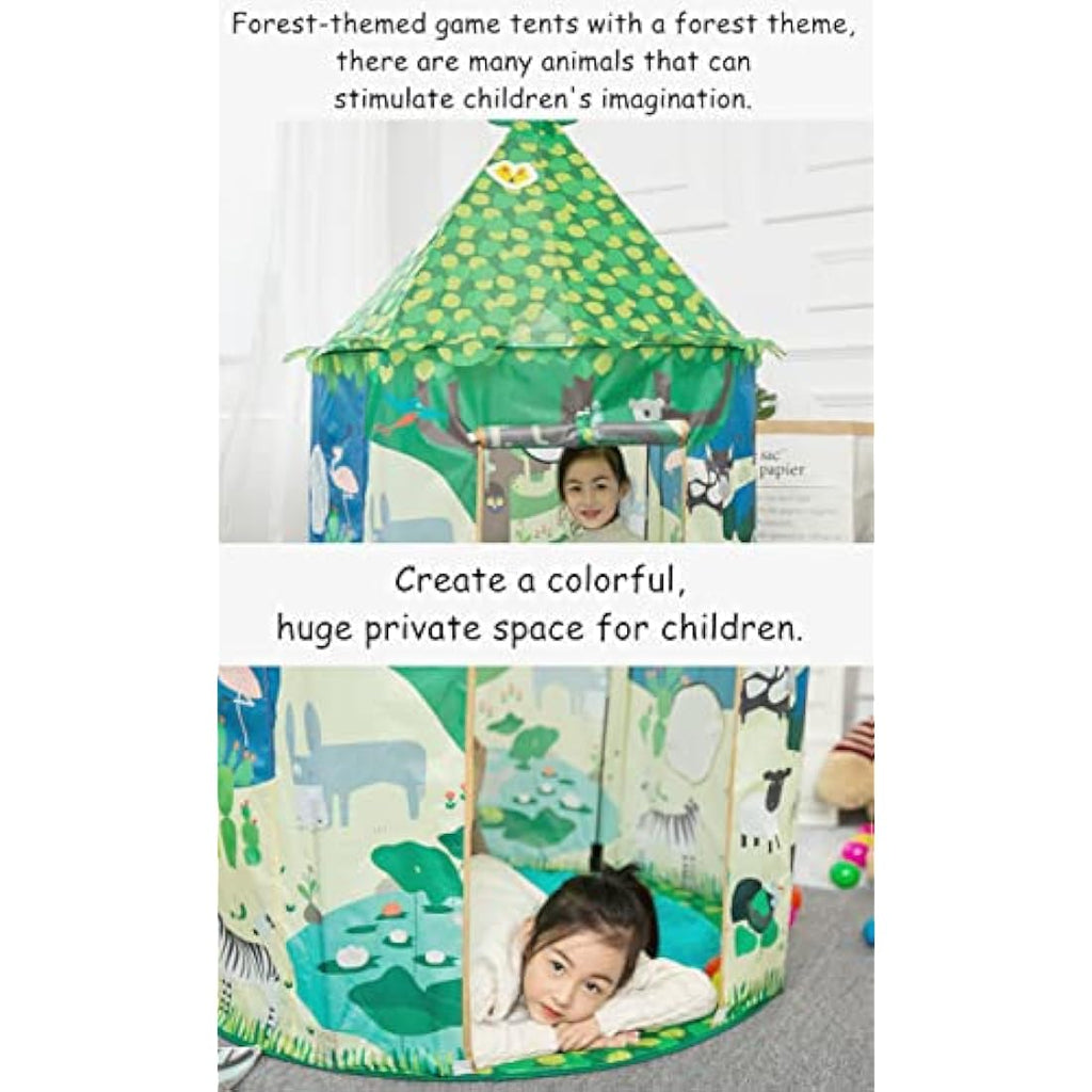 Floving Children's Teepee Play Tent – Pop Up Indoor & Outdoor Yurt