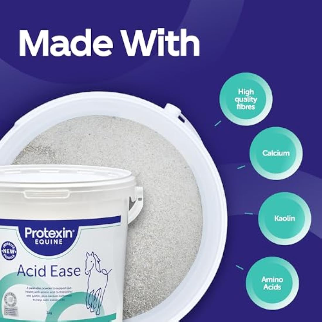 Protexin Equine Acid Ease Gastric Support & Probiotic Supplement - 3kg